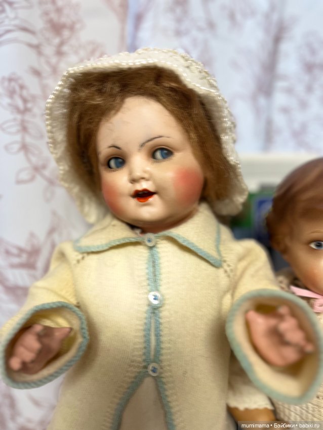 2 антикварные куклы, König Wernicke 242,155 рост 50 см