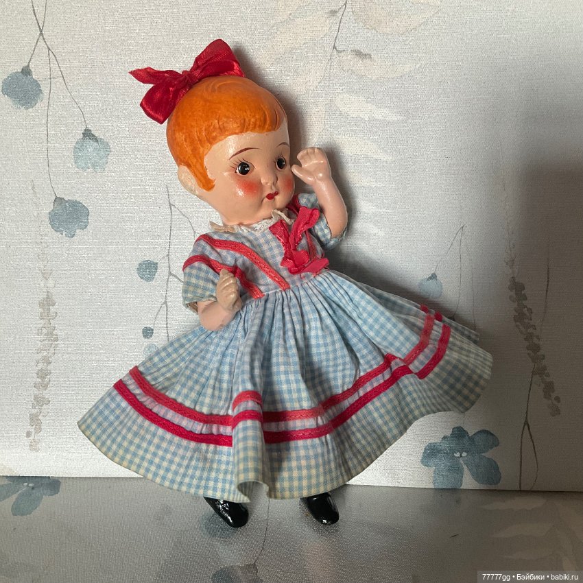 Девочка с бантиком — Антикварные куклы (фото 4)