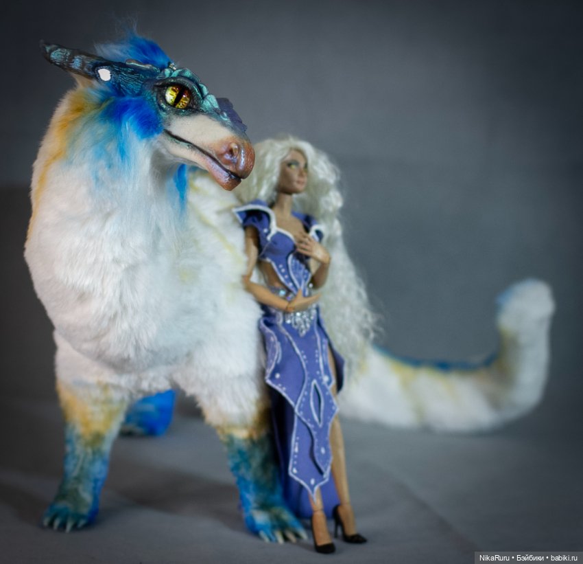 Дракон подвижный в смешанной технике (фото 3)