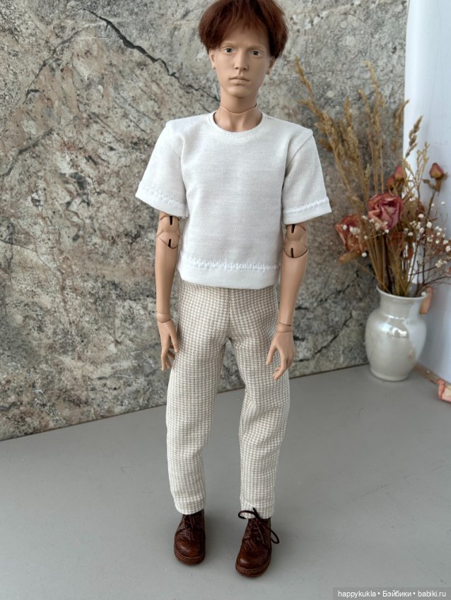 Ботиночки из натуральной кожи для бжд кукол с размером ноги до 5,3х2,0см (фото 6)