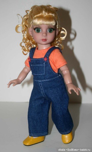 Выкройка PDF в натуральную величину / футболка, комбинезон (брюки + юбка) для куклы Патси (Patsy) То (фото 5)