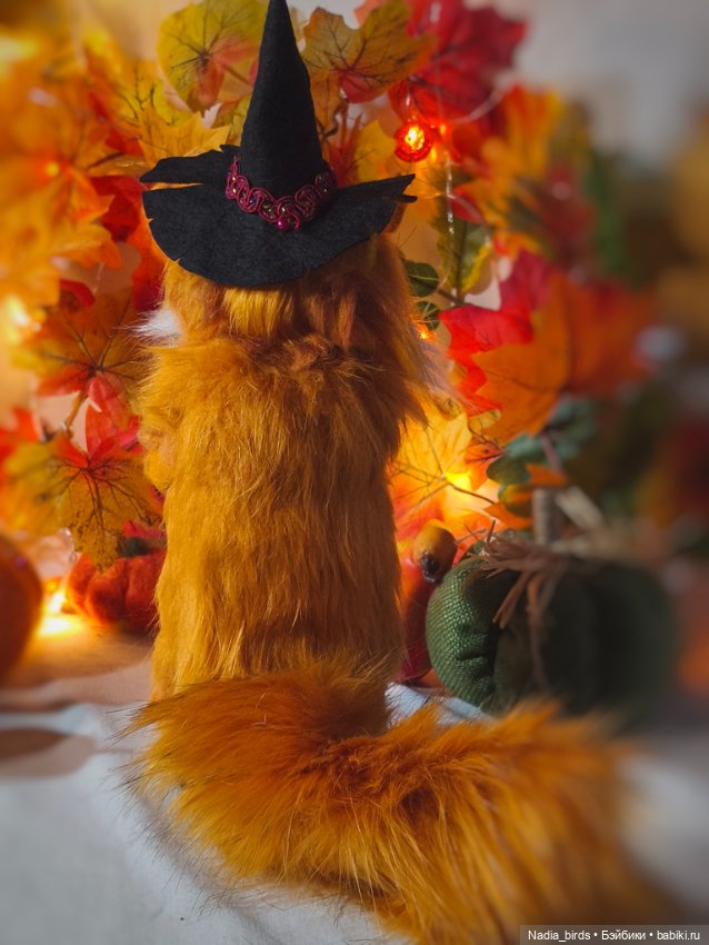 Лисичка ведьма — Авторские игрушки (фото 8)