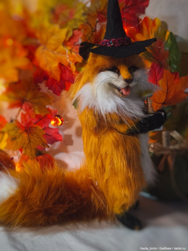 Лисичка ведьма — Авторские игрушки (фото 7)