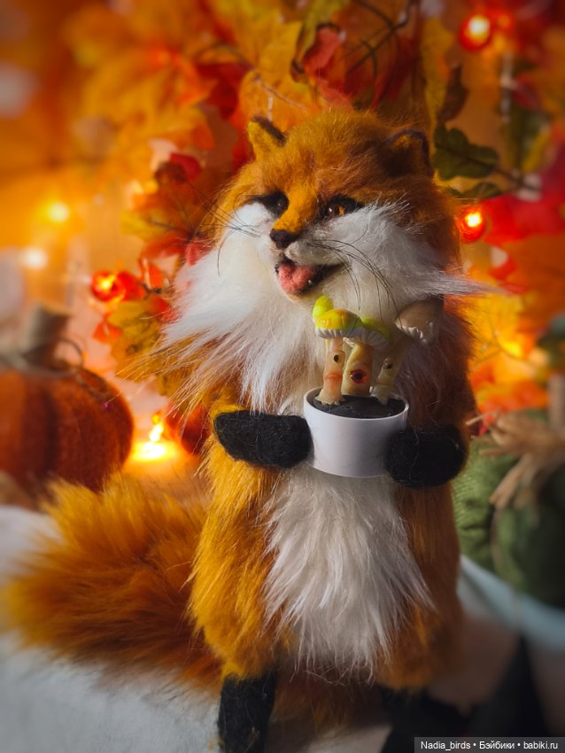 Лисичка ведьма — Авторские игрушки (фото 6)