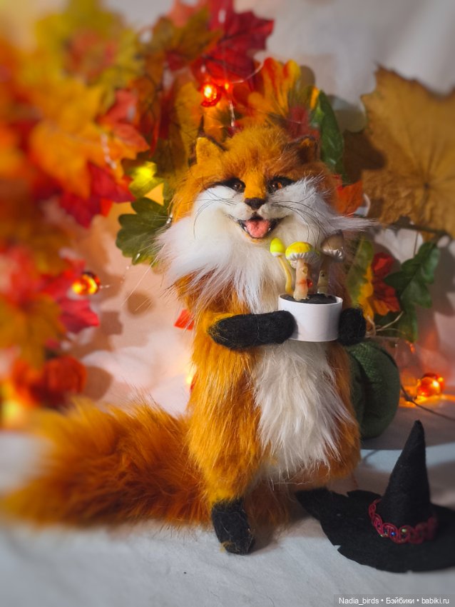 Лисичка ведьма — Авторские игрушки (фото 3)