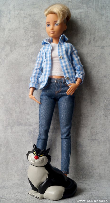 Фигурка кот "Люцифер" из м/ф Золушка (масштаб 1:6) (фото 6)