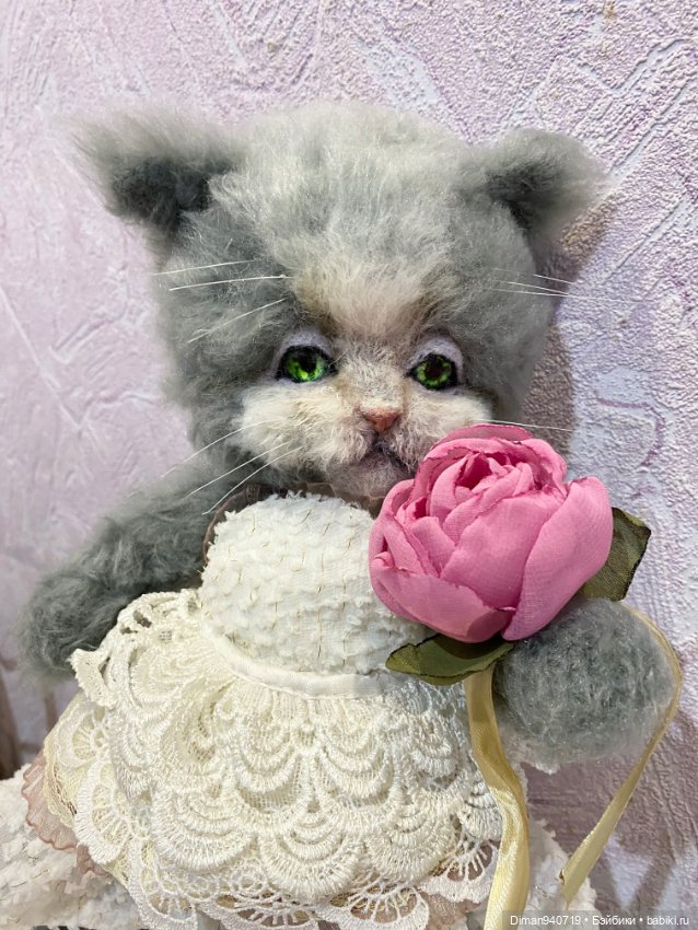 Авторская кошка ручной работы (фото 5)