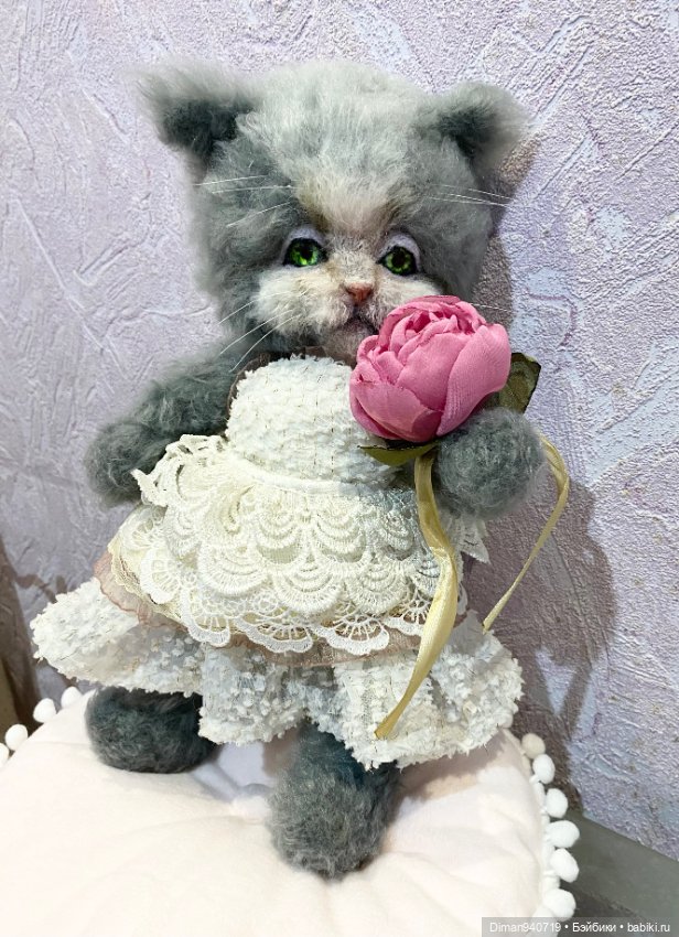 Авторская кошка ручной работы (фото 4)