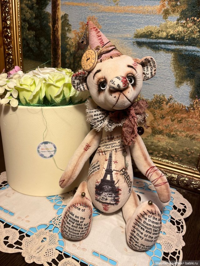 Авторская игрушка собачка