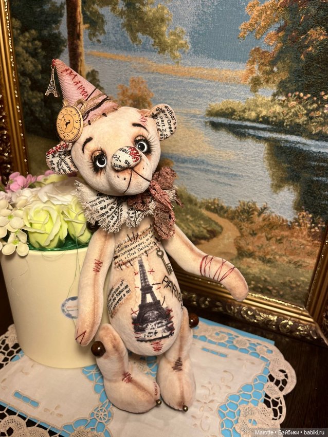 Авторская игрушка собачка (фото 4)