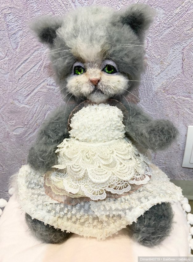 Авторская кошка ручной работы (фото 6)