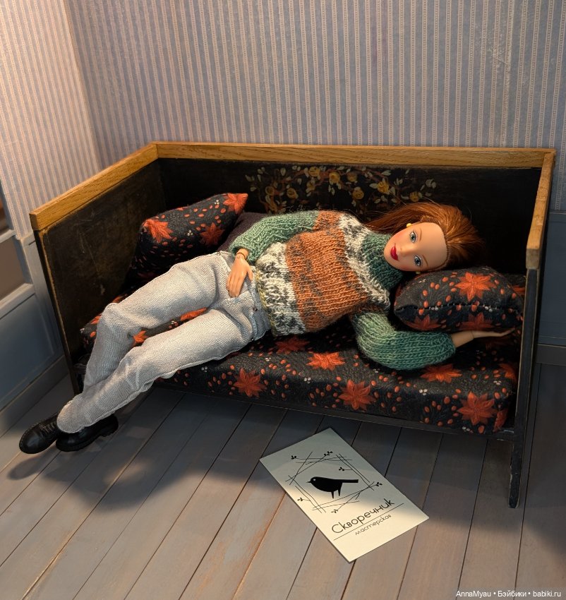 Диван - софа с авторской росписью (фото 6)