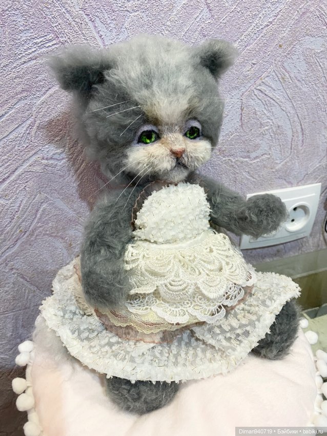 Авторская кошка ручной работы (фото 7)