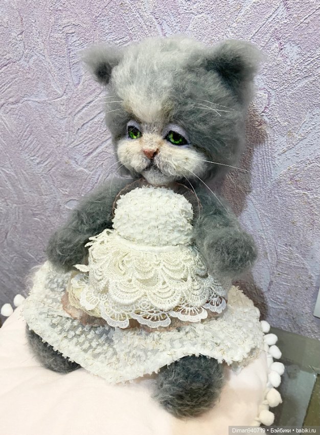 Авторская кошка ручной работы (фото 8)