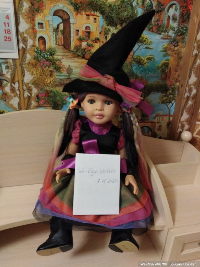 Кукла Paola Reina 60 см шарнирная. Abigal. Ведьмочка