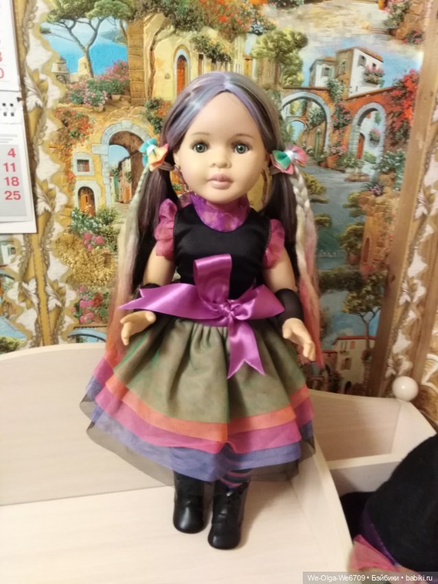 Кукла Paola Reina 60 см шарнирная. Abigal. Ведьмочка (фото 5)