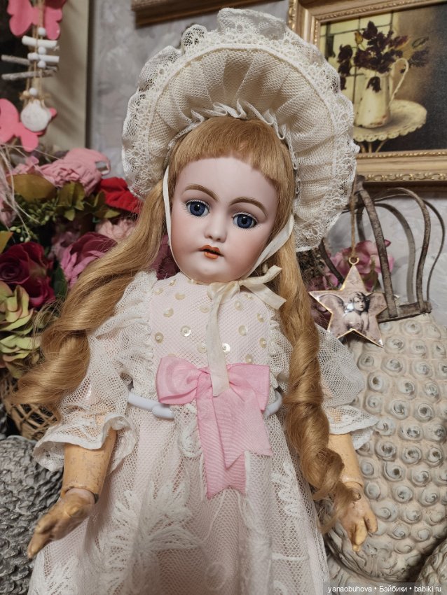 Прелестная антикварная девочка Симон Хальбиг 1039 в двух образах (фото 10)
