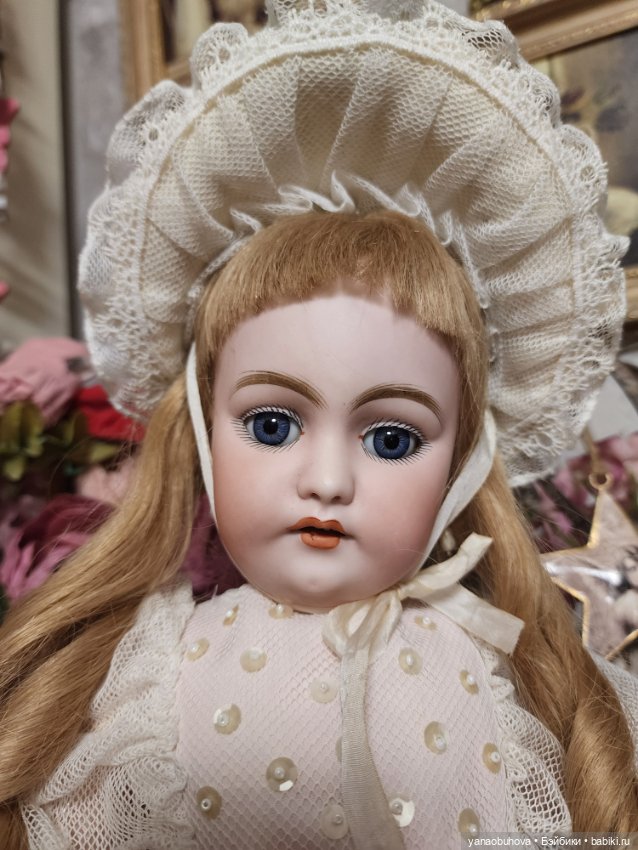 Прелестная антикварная девочка Симон Хальбиг 1039 в двух образах