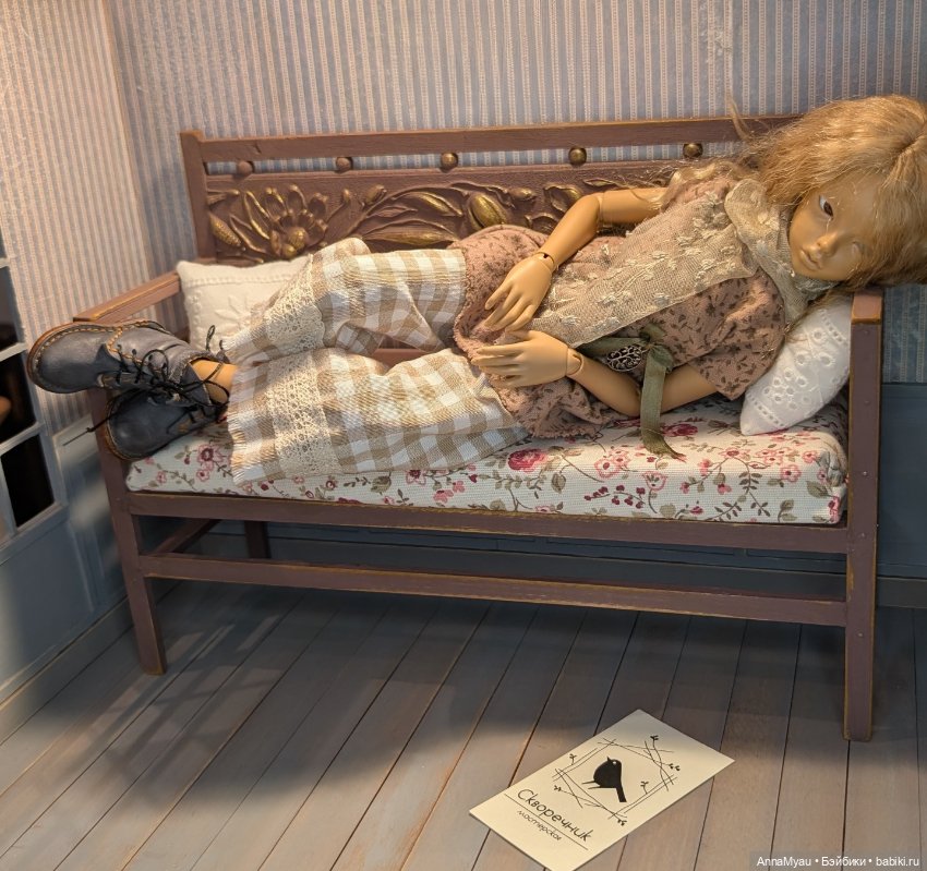 Авторский диван в винтажном стиле (фото 7)