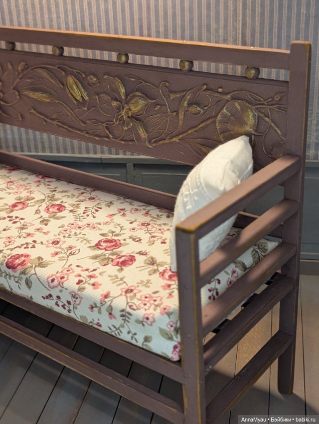 Авторский диван в винтажном стиле (фото 5)