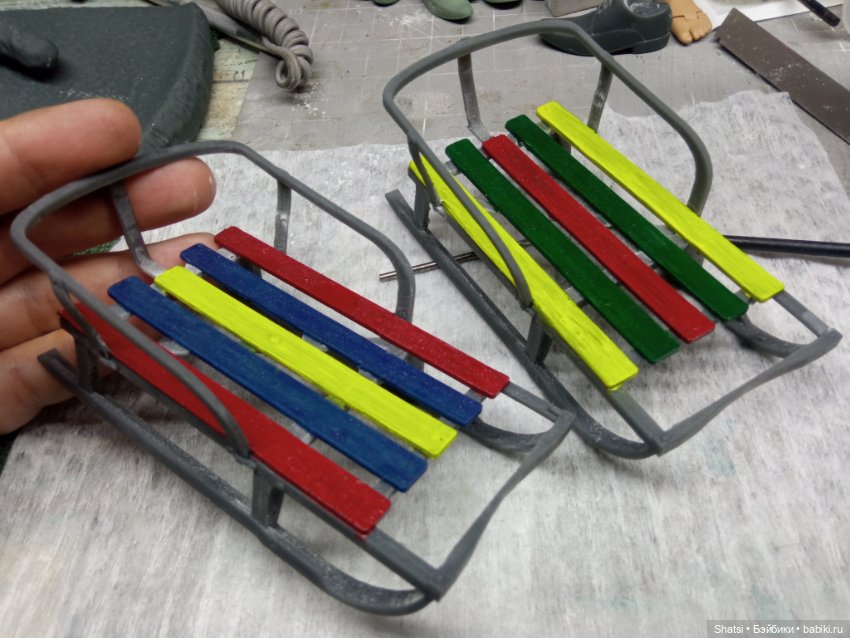 Санки, кресла, зеркало, барные стулья. Мебель на заказ 3д печать (фото 3)