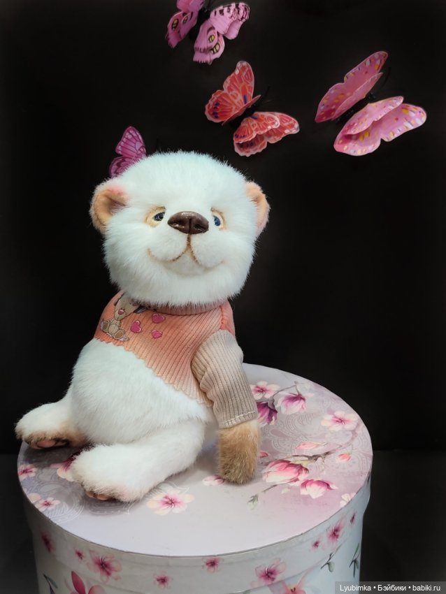 Мишка Тедди Пломбирчик — Авторские игрушки (фото 2)