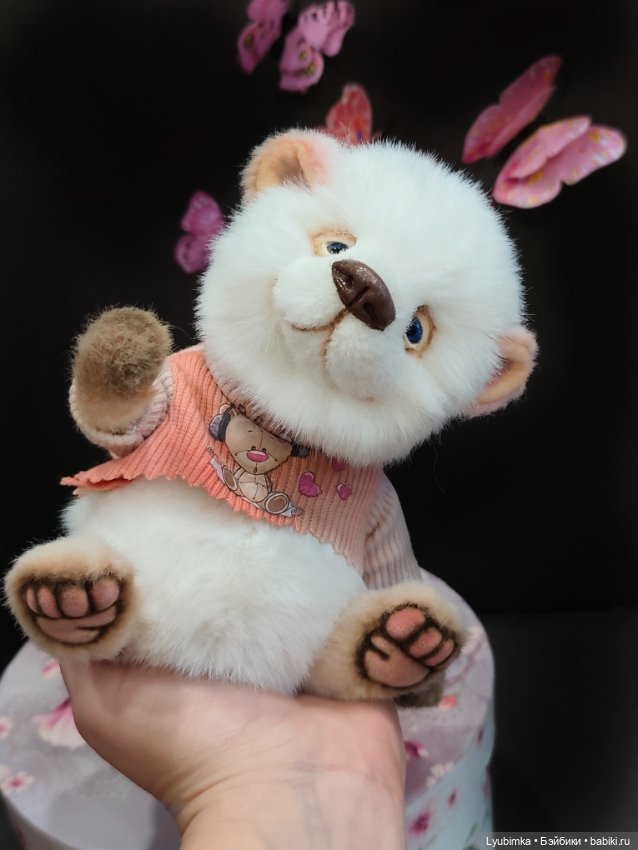 Мишка Тедди Пломбирчик — Авторские игрушки (фото 5)