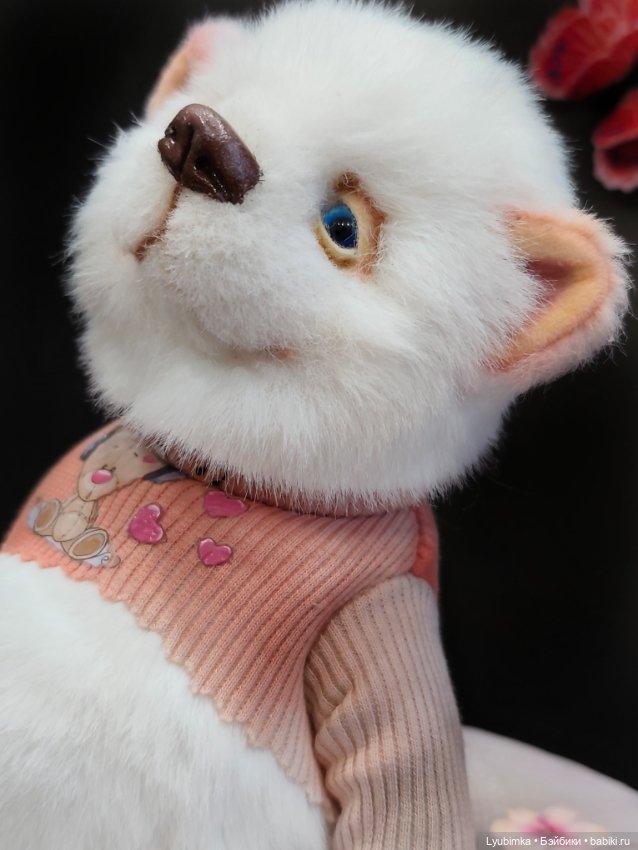 Мишка Тедди Пломбирчик — Авторские игрушки (фото 3)