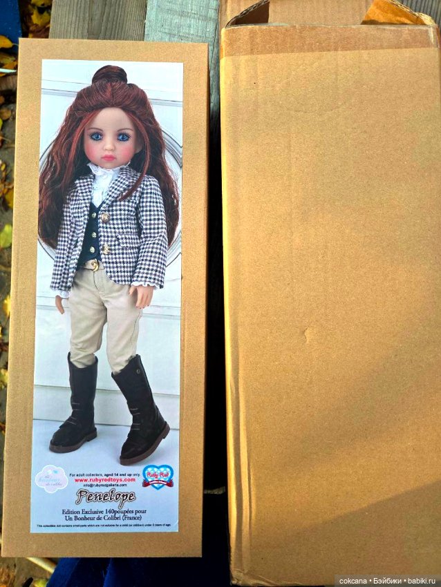 Пенелопа Руби Ред (Колибри, Франция) / Pénélope — Exclusive Ruby Red Doll, Franc