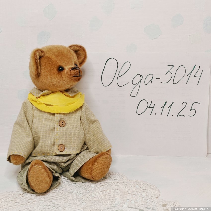 Макс, мишка ручной работы (фото 8)