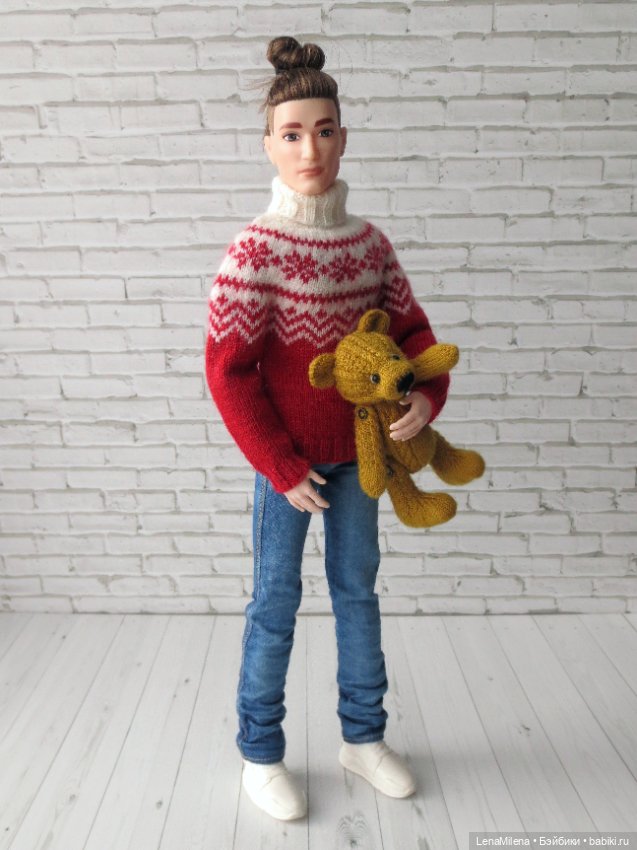 Праздничный свитер — Одежда для кукол (фото 2)