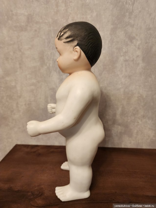 Старинный пупс замороженный Чарли, рост 32 см (фото 4)