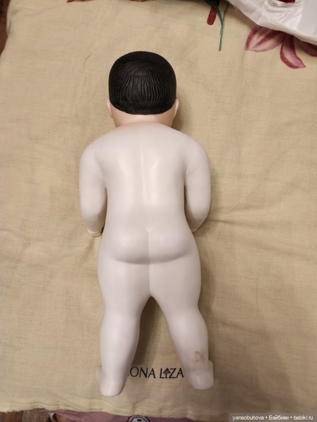 Старинный пупс замороженный Чарли, рост 32 см (фото 8)