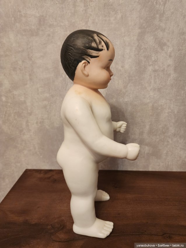 Старинный пупс замороженный Чарли, рост 32 см (фото 2)