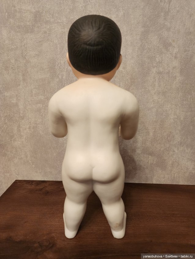 Старинный пупс замороженный Чарли, рост 32 см (фото 3)