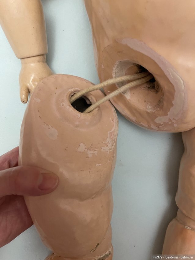 Большое французское антикварное тело тоддлер (фото 7)