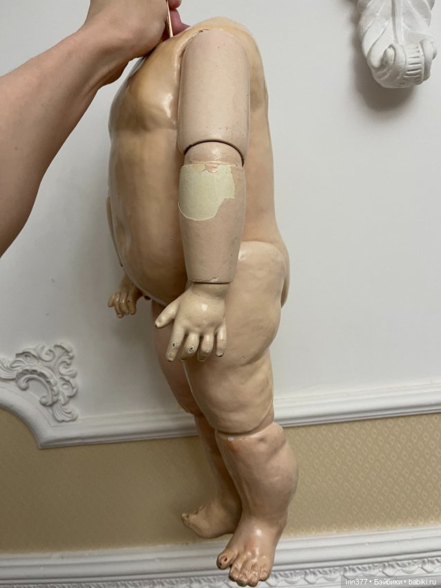 Большое французское антикварное тело тоддлер (фото 4)