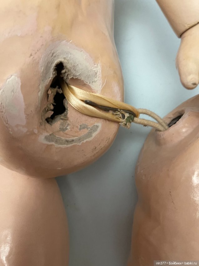 Большое французское антикварное тело тоддлер (фото 6)