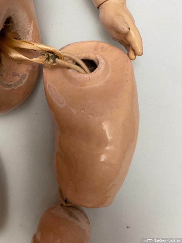 Большое французское антикварное тело тоддлер (фото 8)