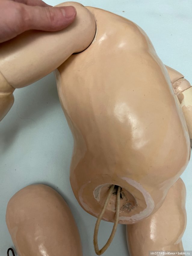 Большое французское антикварное тело тоддлер