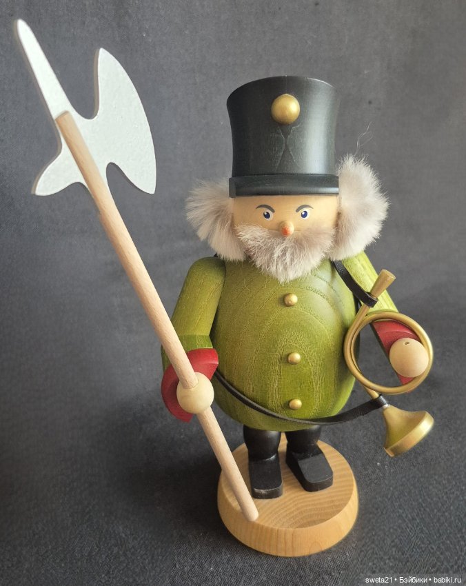 Немецкий рождественский курильщик "Ночной сторож" (фото 6)