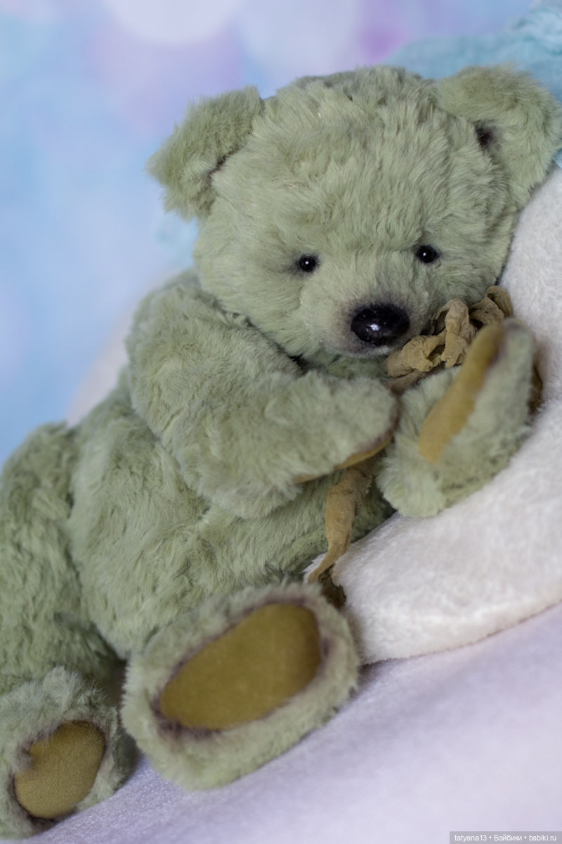 Мишка тедди Оливка — Авторские игрушки (фото 7)
