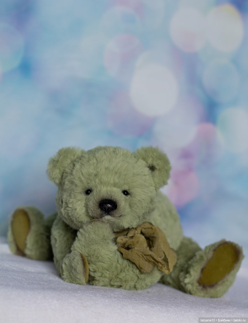 Мишка тедди Оливка — Авторские игрушки (фото 4)