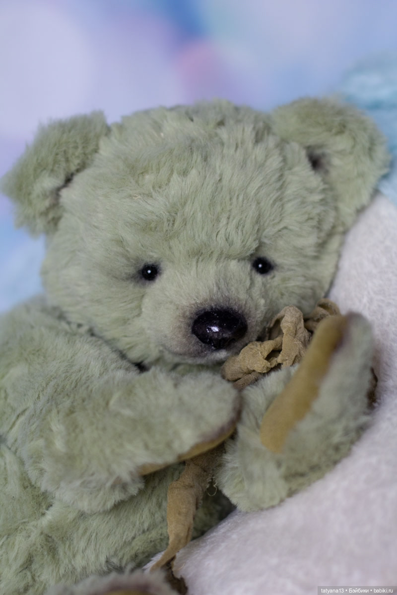 Мишка тедди Оливка — Авторские игрушки (фото 3)