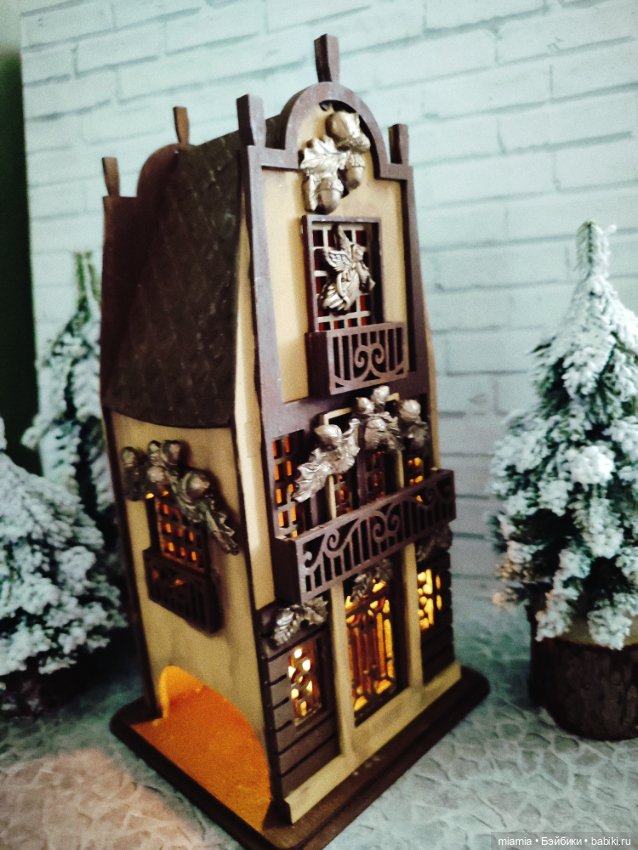 Новогодние интерьерные домики (фото 2)