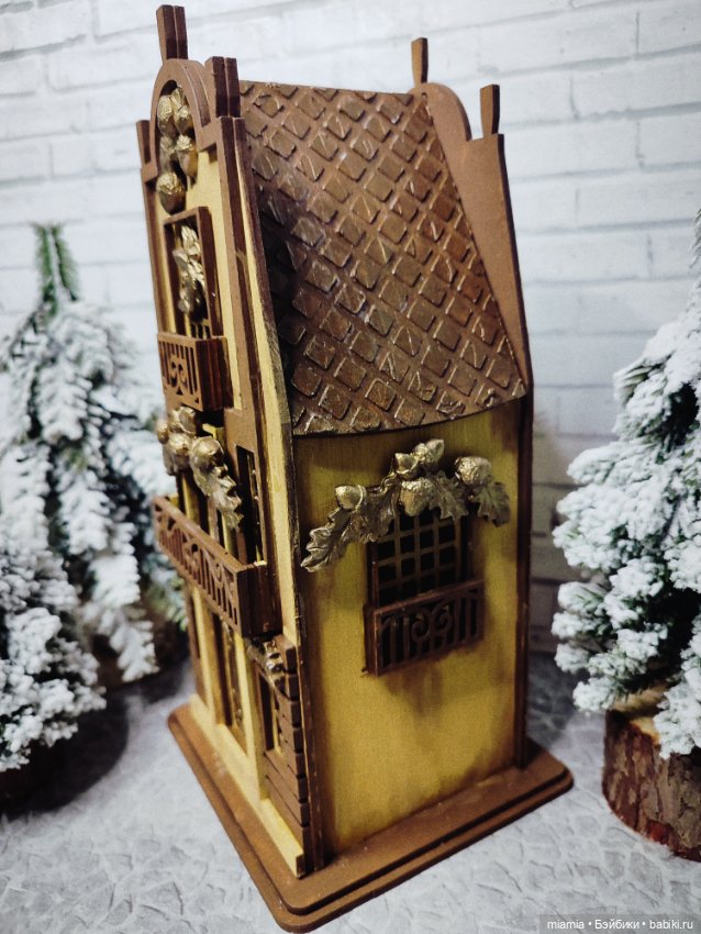 Новогодние интерьерные домики (фото 4)