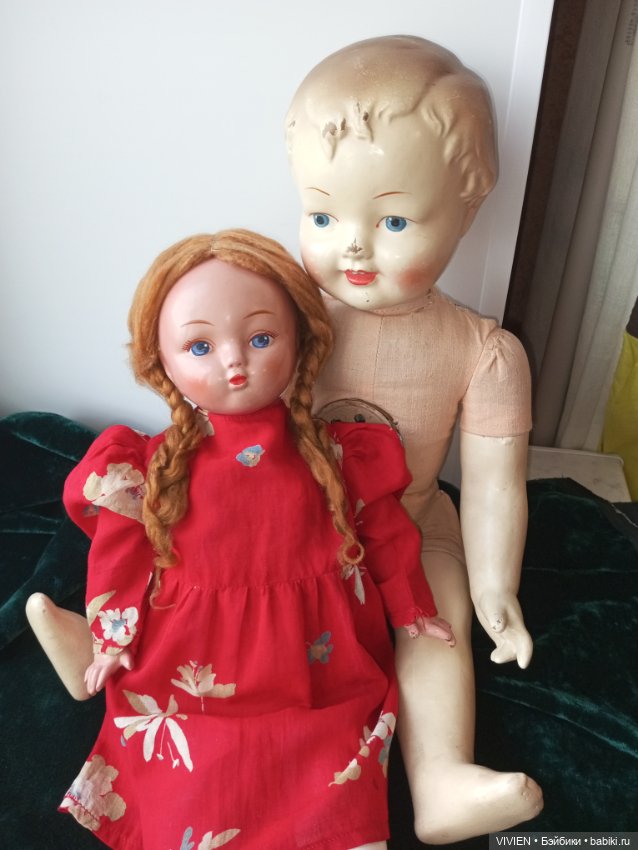Опилочная кукла СССР — Винтажные куклы и игрушки детства (фото 9)