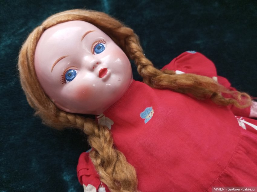 Опилочная кукла СССР — Винтажные куклы и игрушки детства (фото 8)