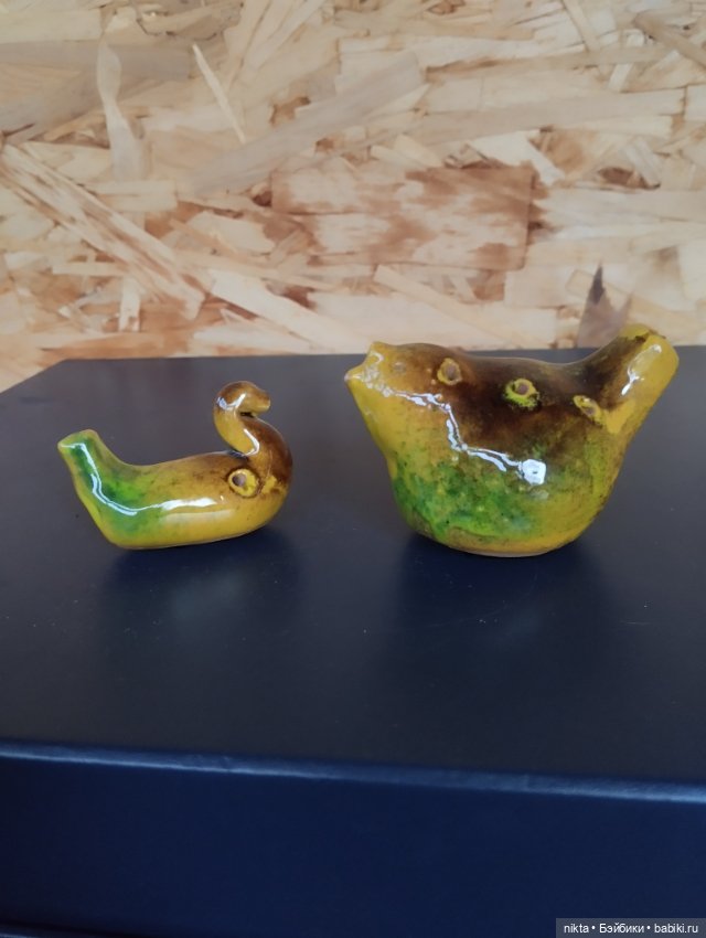 Свистульки СССР, обливная керамика