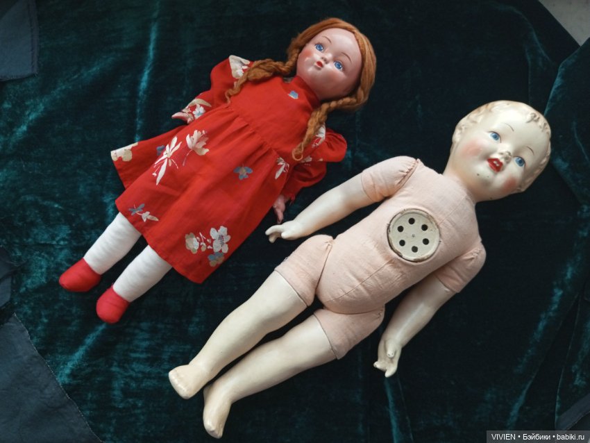 Опилочная кукла СССР — Винтажные куклы и игрушки детства